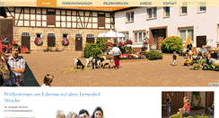 Desktop Screenshot of ferienhof-stracke.de
